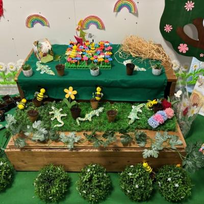 Exposition du Printemps en maternelle